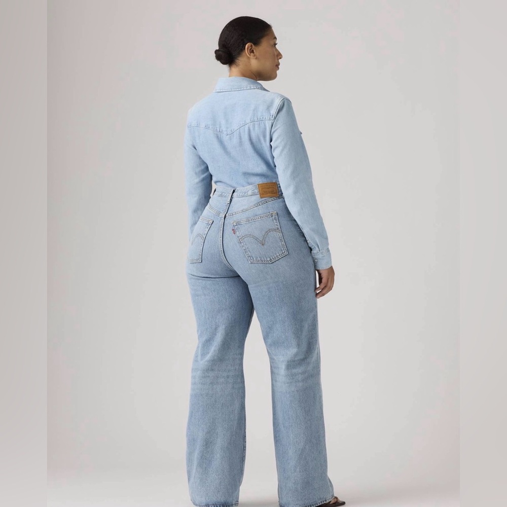 LEVI’S RIBCAGE WIDE LEG WOMEN'S JEANS - Picture 8 of 15